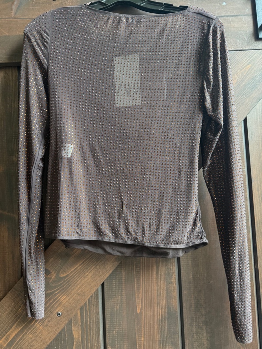 Zara Rhinestone Tulle Top - Picture 4 of 4